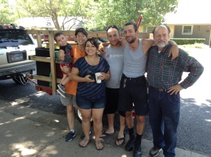 Grandson, Lisa, DIL, Sons & their dad.