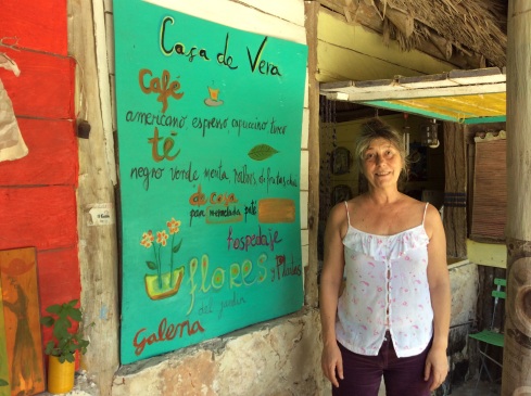 A world traveler living in a tiny village, Vera made us a delicious lunch.